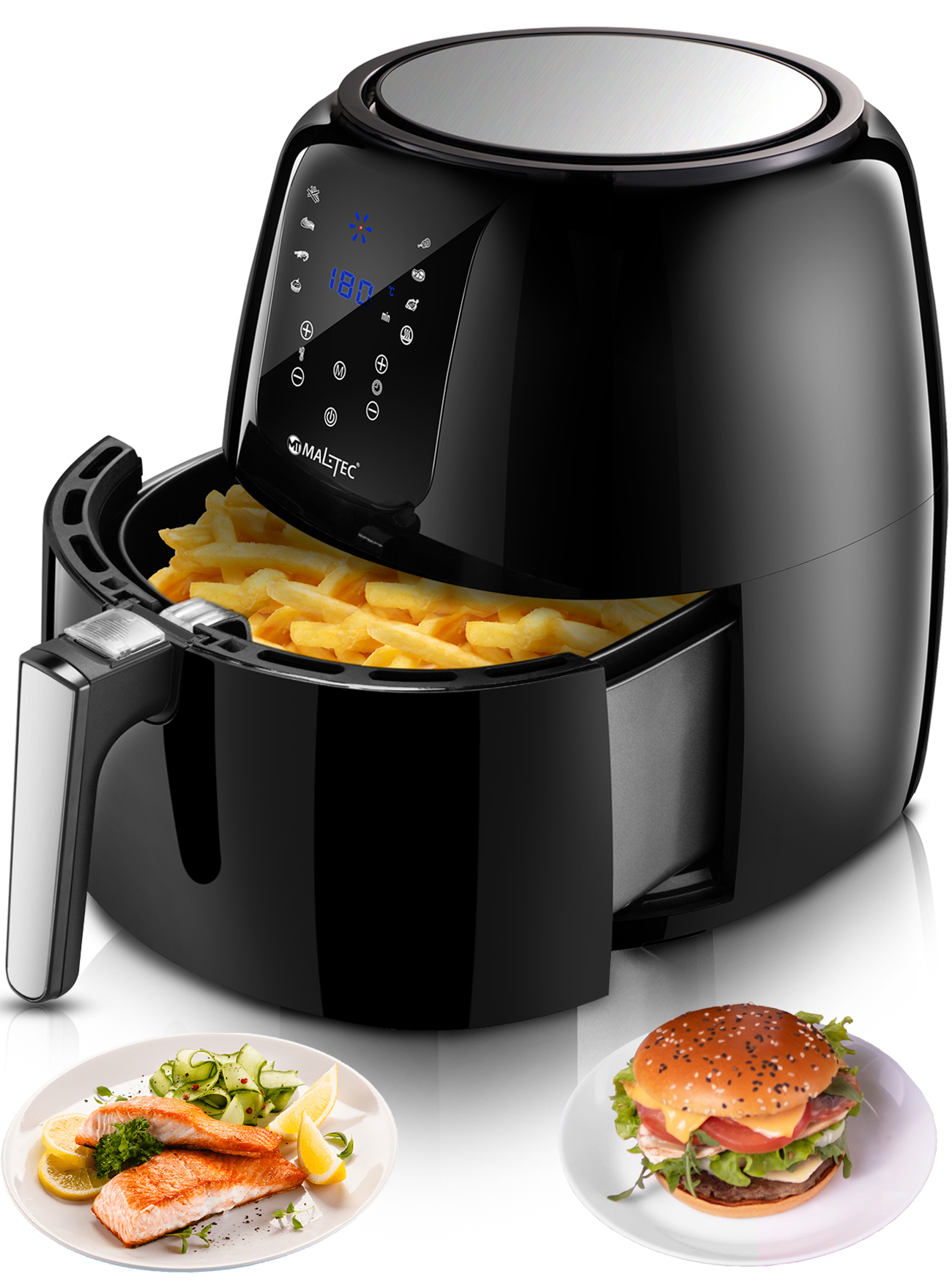 AGD Domowe :: Frytkownica Beztłuszczowa Frytownica AirFryer 8l