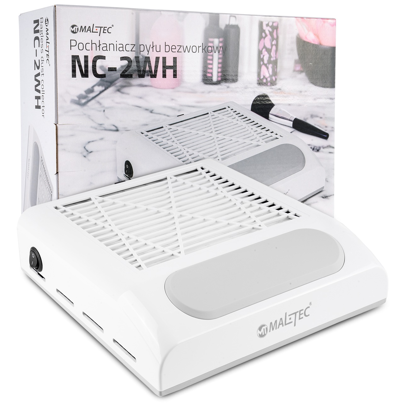 Pochłaniacz Pyłu Do Paznokci Bezworkowy 80W