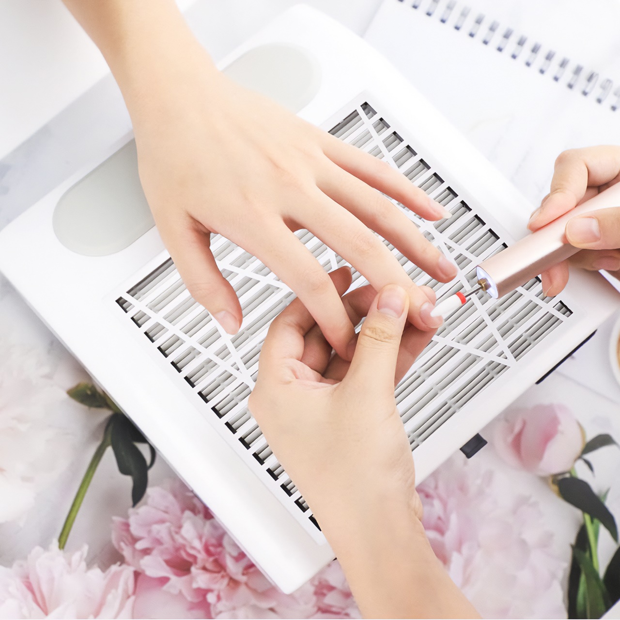 Pochłaniacz Pyłu Do Paznokci Bezworkowy 80W