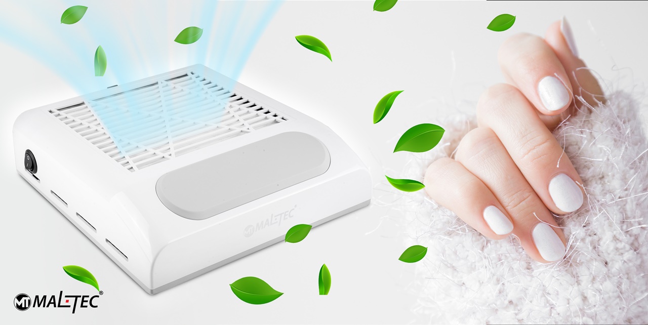 Pochłaniacz Pyłu Do Paznokci Bezworkowy 80W