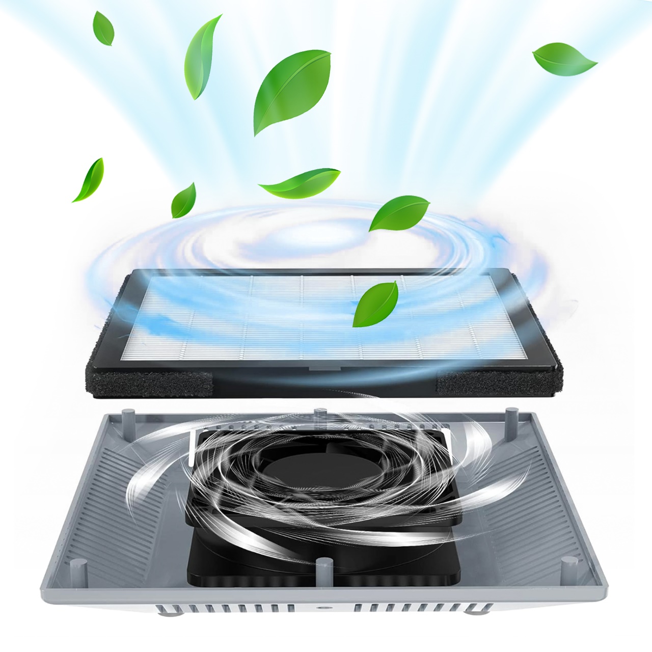 Pochłaniacz Pyłu Do Paznokci Bezworkowy 80W