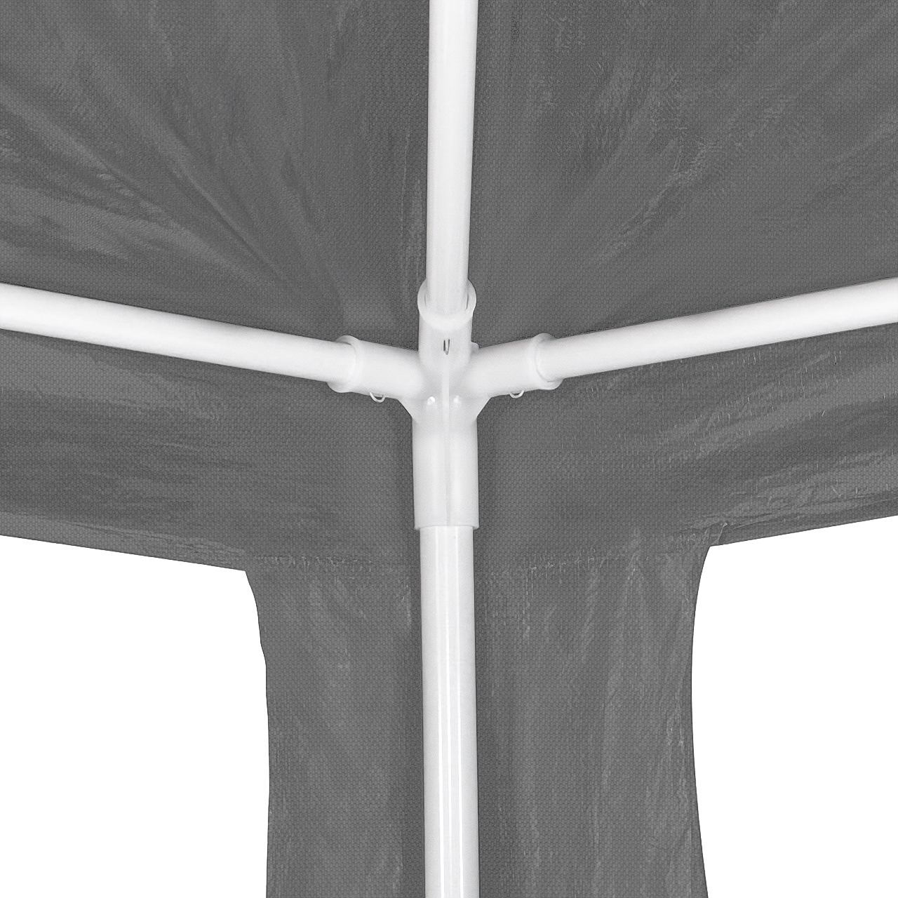 Namiot Ogrodowy Pawilon Handlowy Dach 3x3 M SZARY