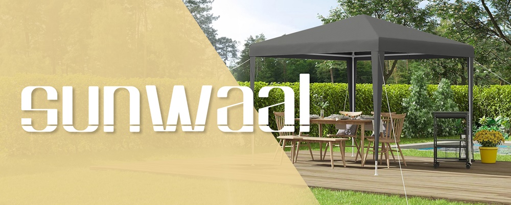 Namiot Ogrodowy Pawilon Handlowy Dach 3x3 M SZARY