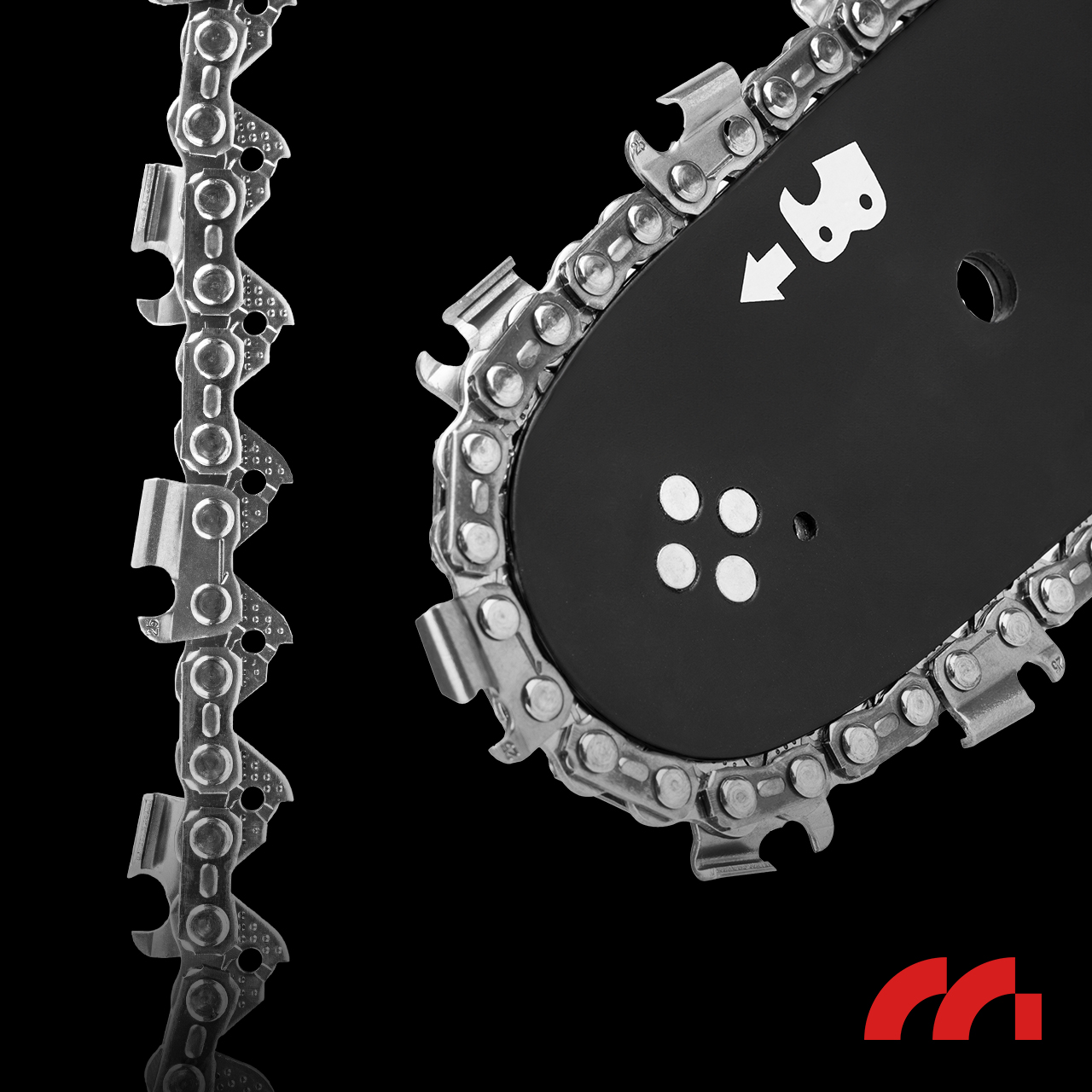 Zestaw 16" Prowadnica i 2x Łańcuch do Piły Spalinowej