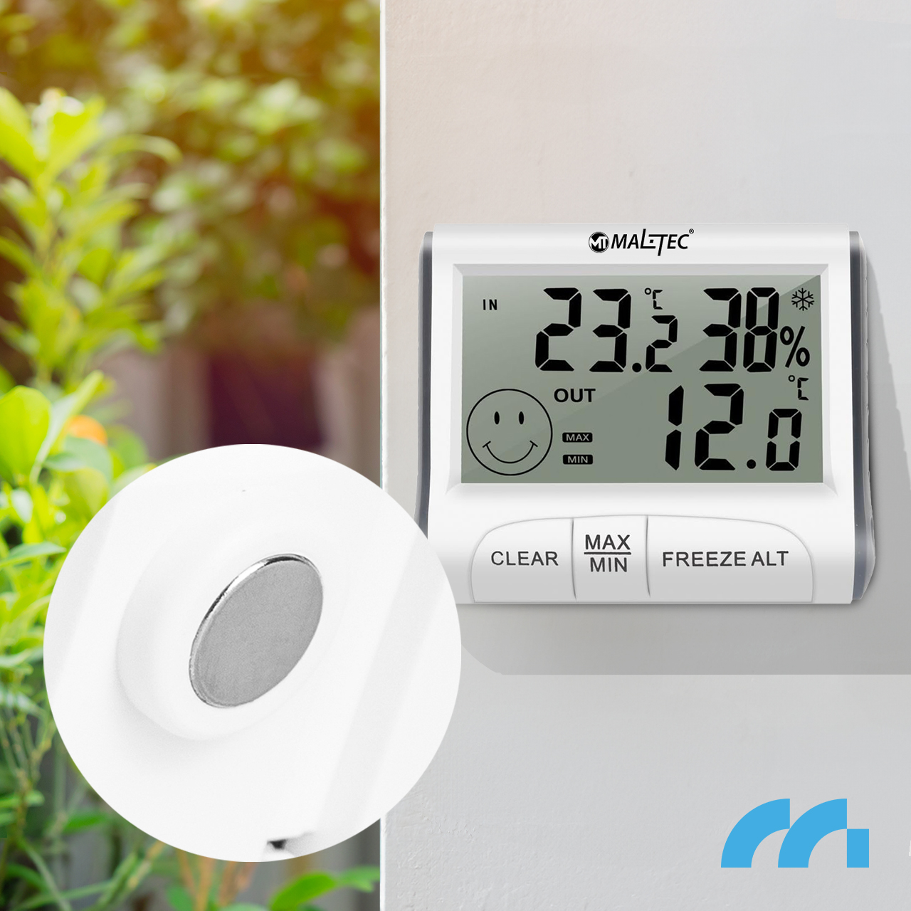 Stacja Pogodowa Bezprzewodowa Termometr Higrometr Daily900M