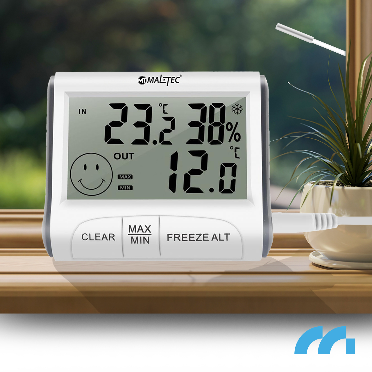 Stacja Pogodowa Bezprzewodowa Termometr Higrometr Daily900M