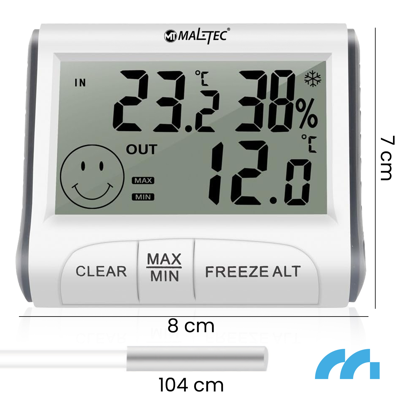 Stacja Pogodowa Bezprzewodowa Termometr Higrometr Daily900M