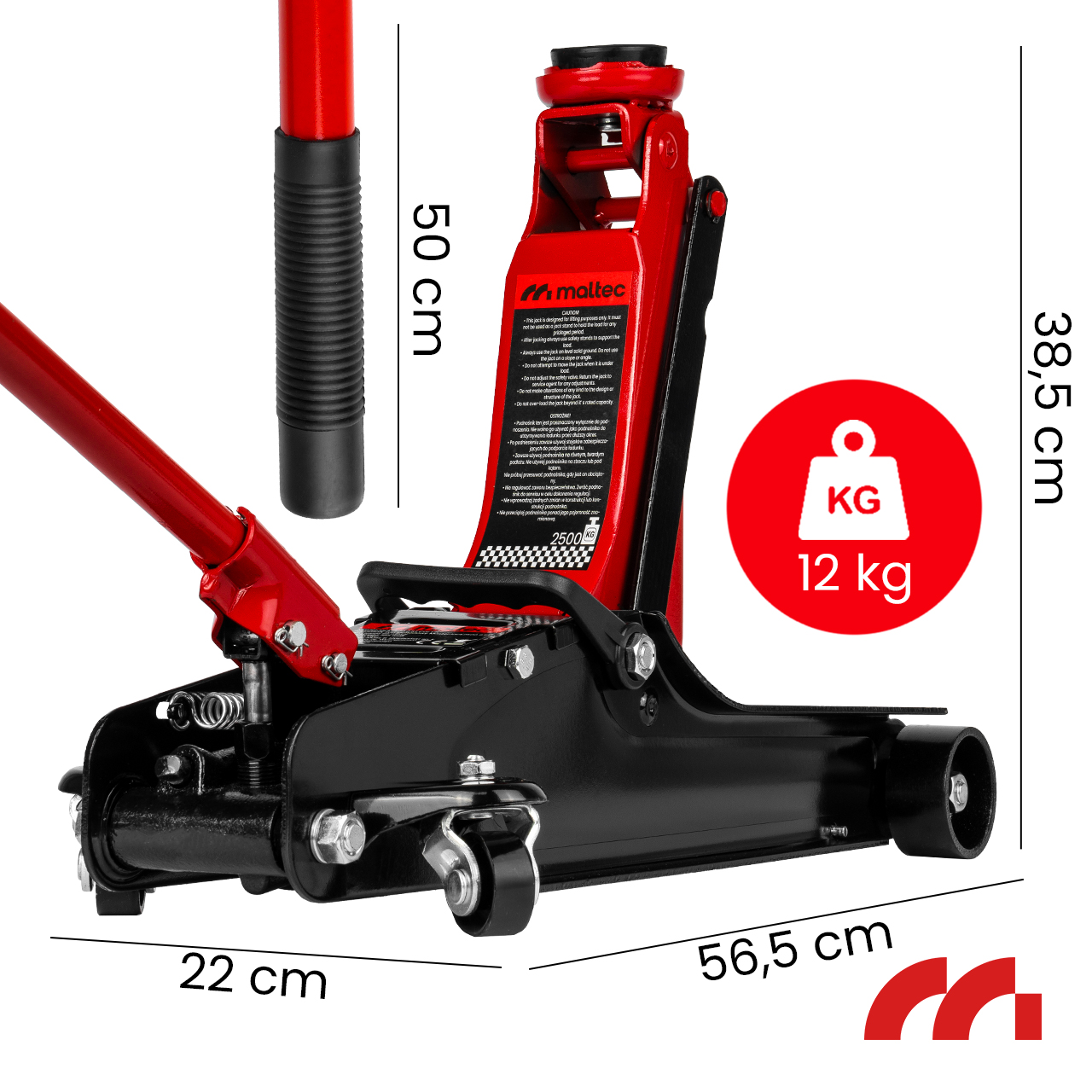 Podnośnik Hydrauliczny Samochodowy Lewarek Żaba MasterJack2500