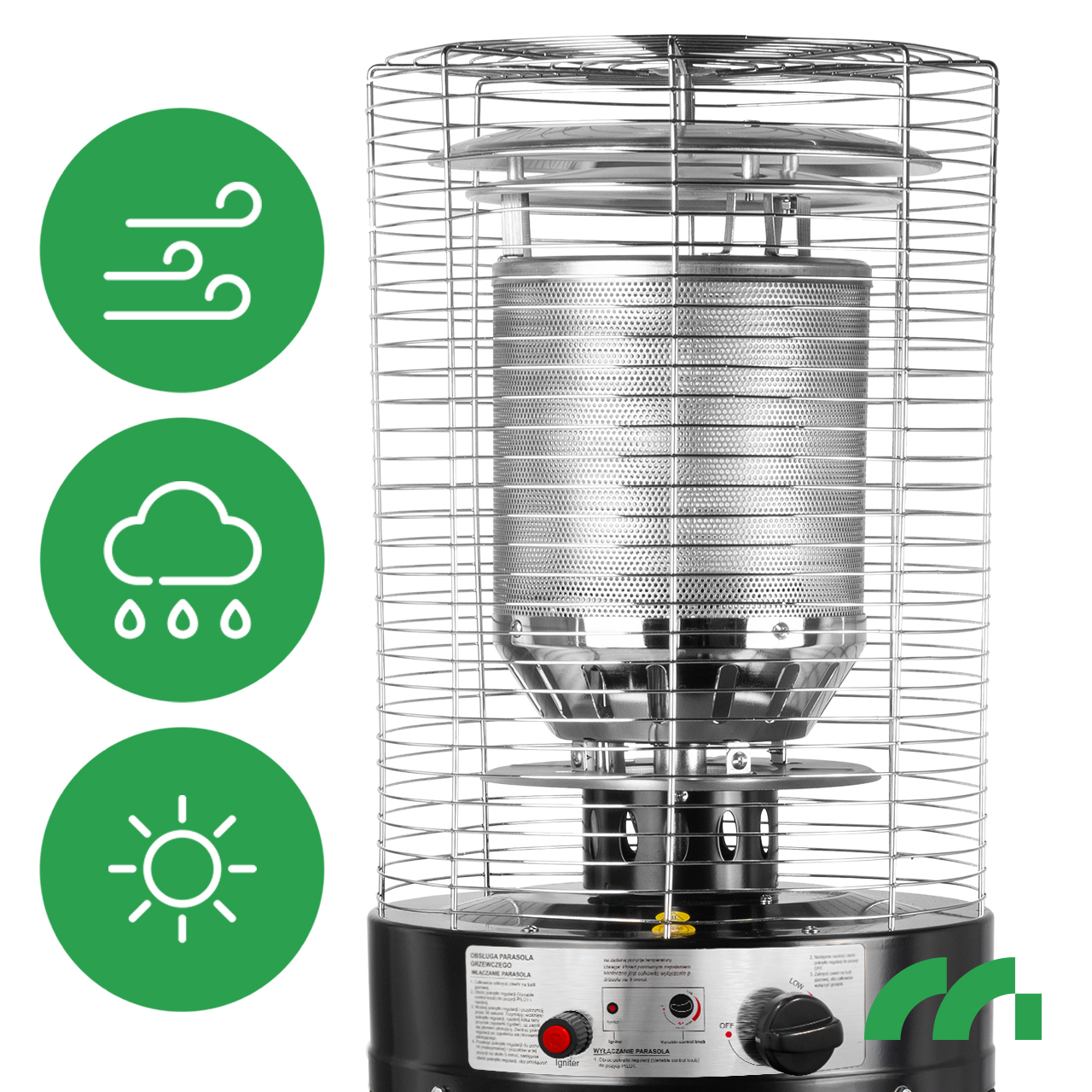 Parasol Grzewczy Gazowy Promiennik Tropical GH295