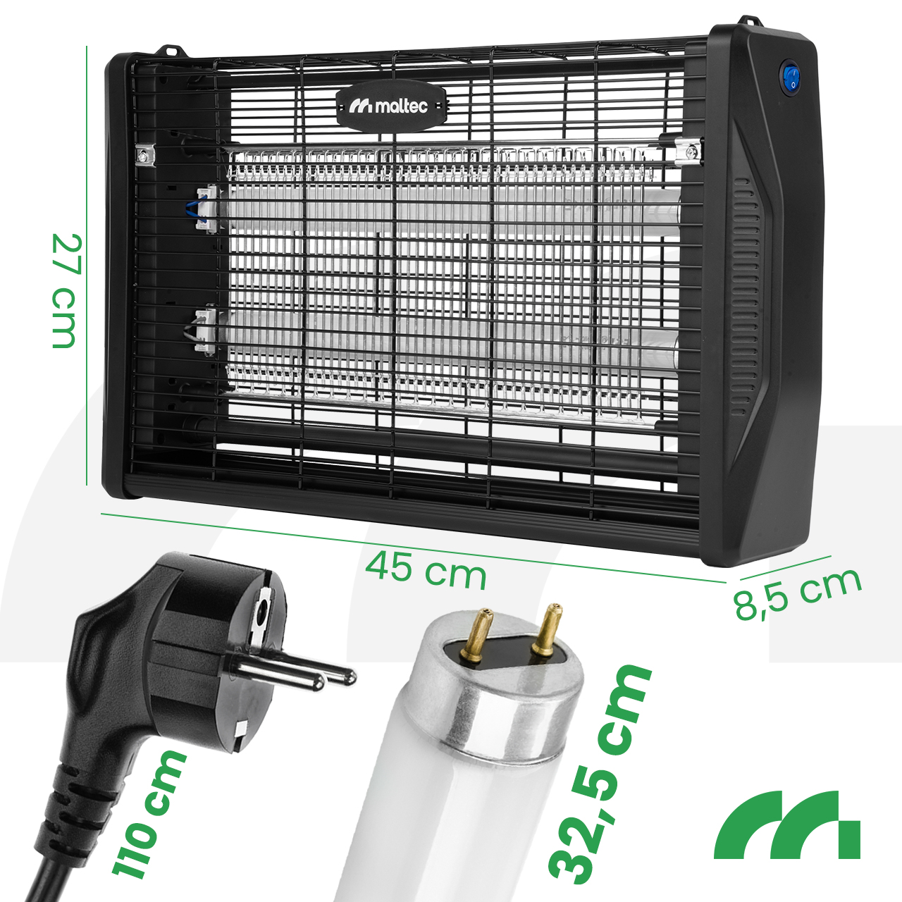 Lampa Owadobójcza 20W MasterKiller20W-BL
