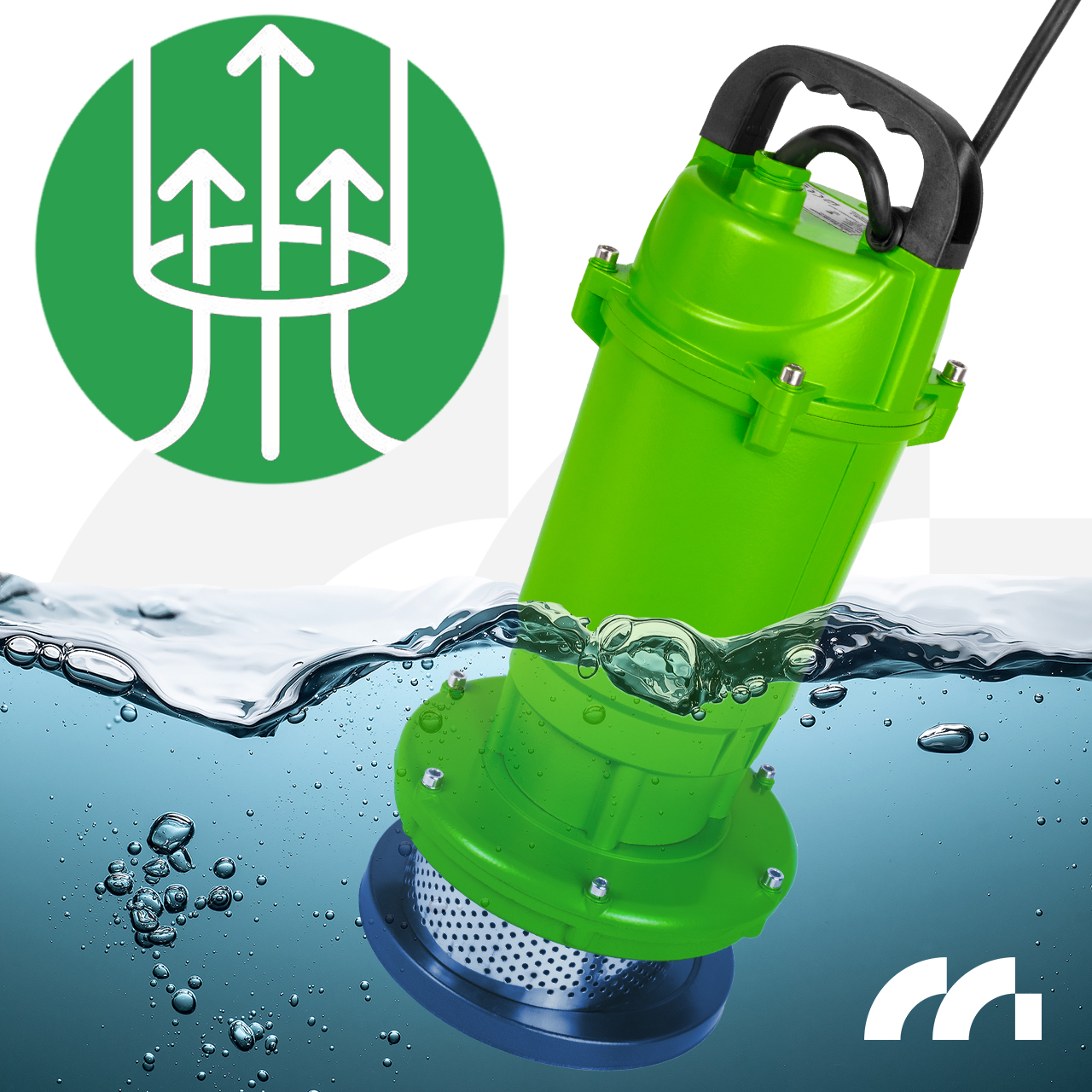 Pompa Zatapialna do Wody Brudnej i Czystej Pływak 12000 l/h